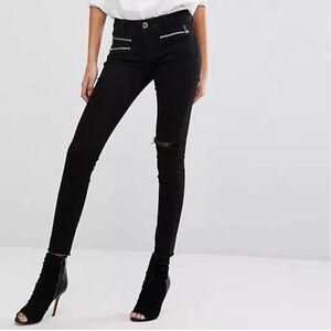 DL1961 Jessica Alba No.3 Instasculpt Skinny Jean with Extended Zip Detail